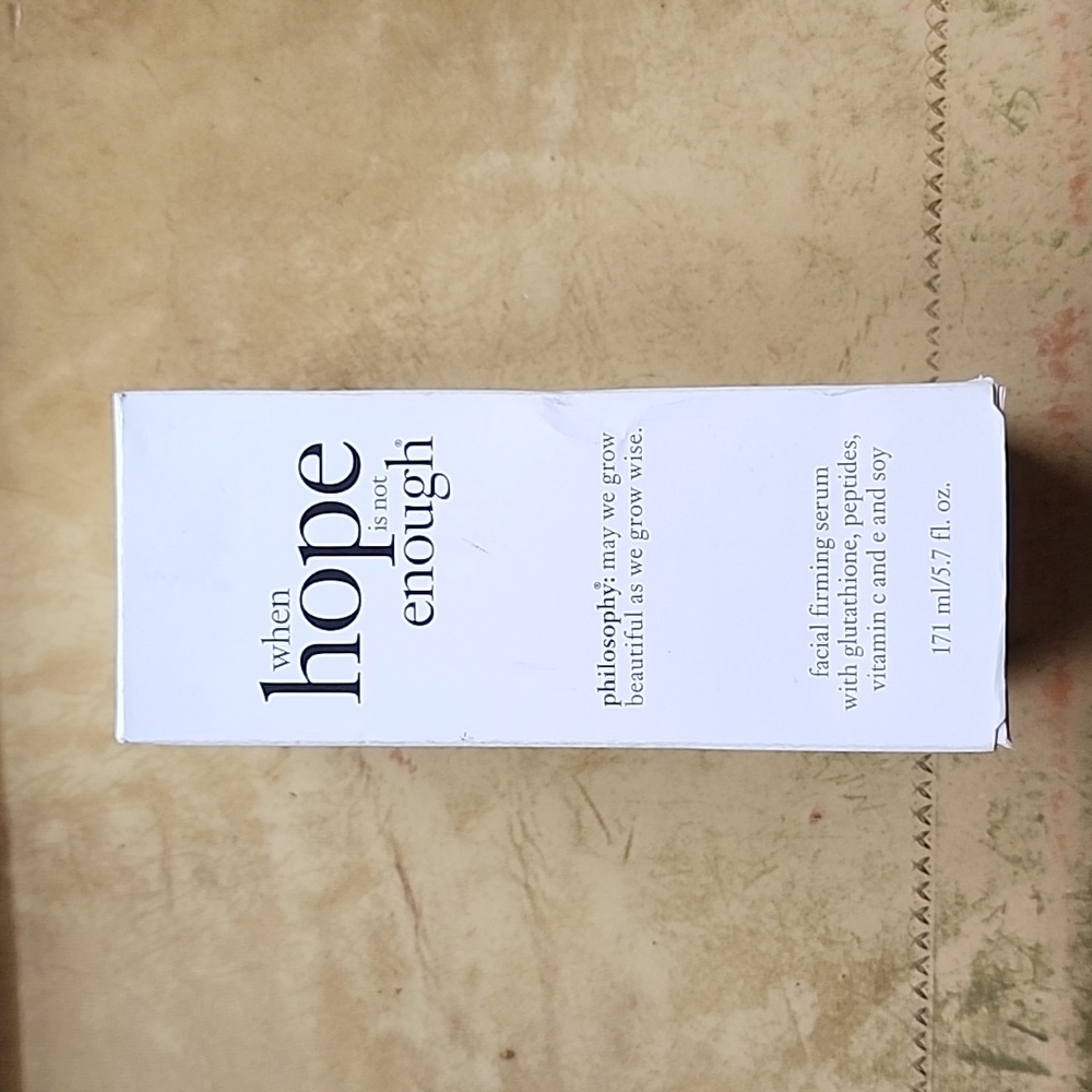 NEW MEGA SIZE Philosophy When Hope Is Not Enough Firming Serum